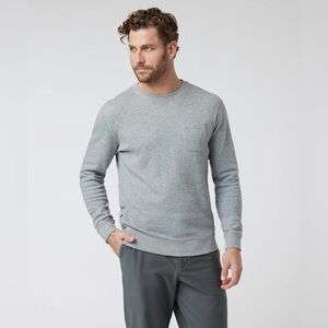 Vuori Jeffreys Pullover size Large Heather Grey